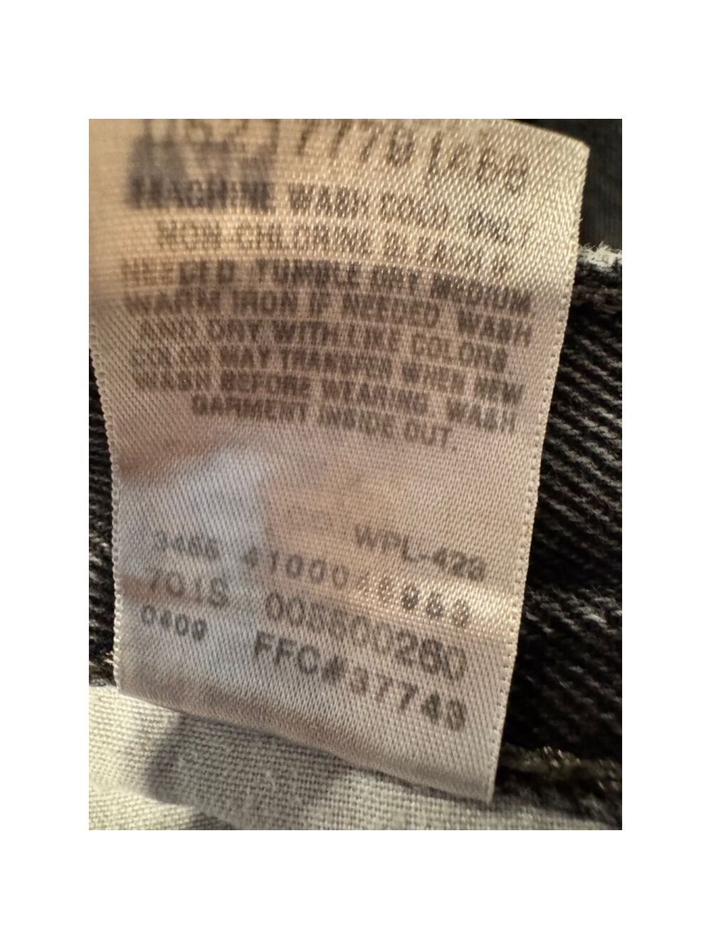 Levi's Men's Jeans Black W34 L32 - Picture 13 of 13